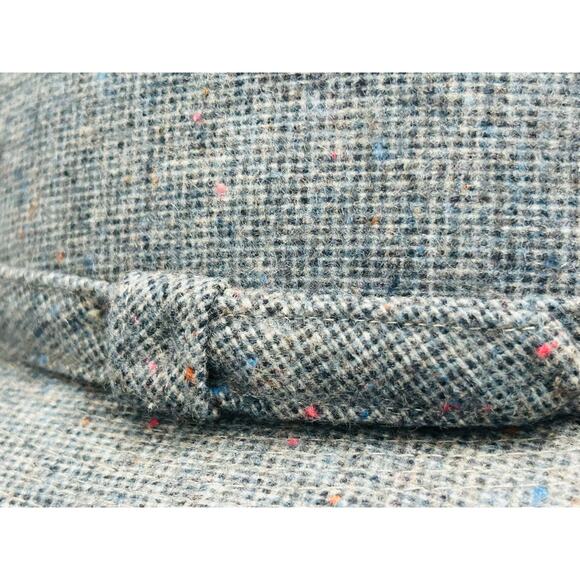 Vintage Gray Wool Fedora Hat Midcentury Style Menswear Classic - Picture 3 of 5